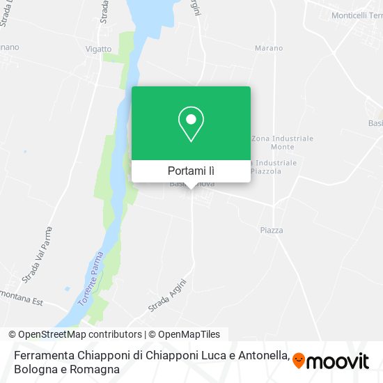 Mappa Ferramenta Chiapponi di Chiapponi Luca e Antonella
