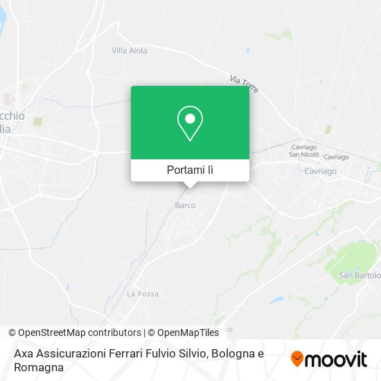 Mappa Axa Assicurazioni Ferrari Fulvio Silvio