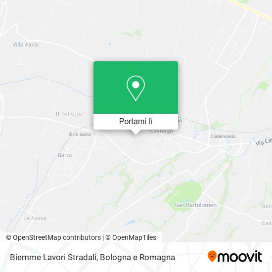 Mappa Biemme Lavori Stradali