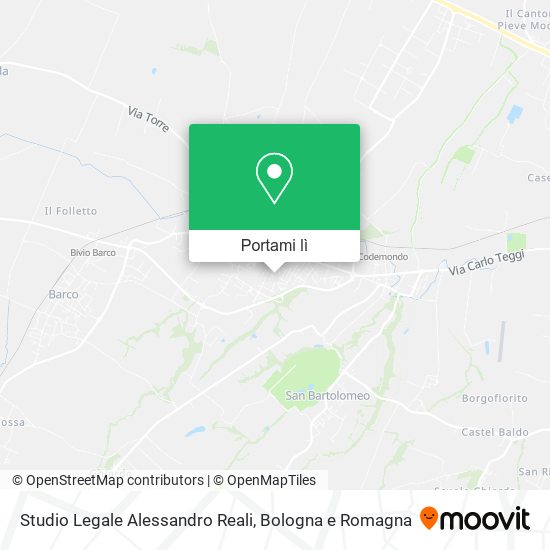 Mappa Studio Legale Alessandro Reali