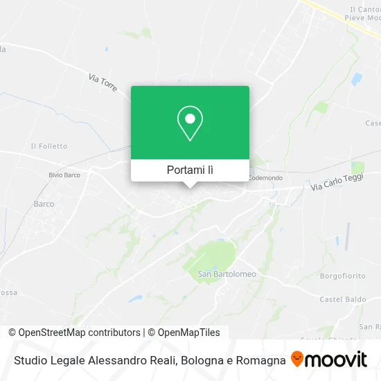 Mappa Studio Legale Alessandro Reali