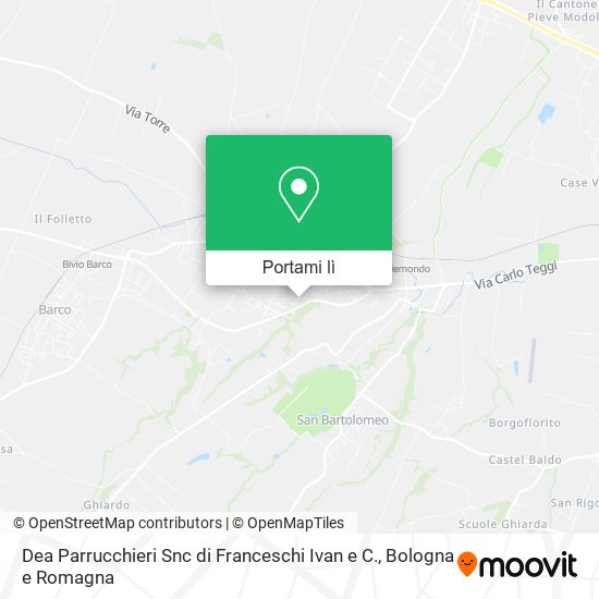 Mappa Dea Parrucchieri Snc di Franceschi Ivan e C.
