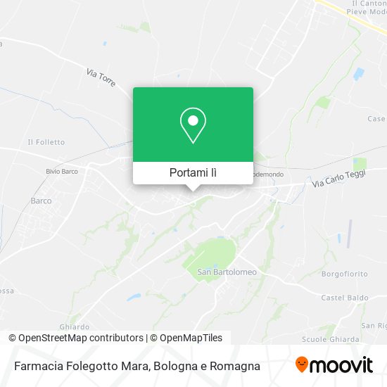 Mappa Farmacia Folegotto Mara