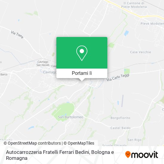 Mappa Autocarrozzeria Fratelli Ferrari Bedini