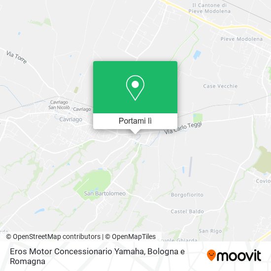 Mappa Eros Motor Concessionario Yamaha