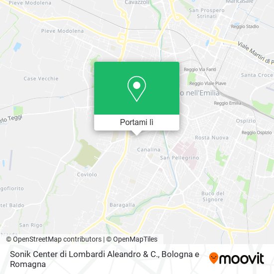 Mappa Sonik Center di Lombardi Aleandro & C.