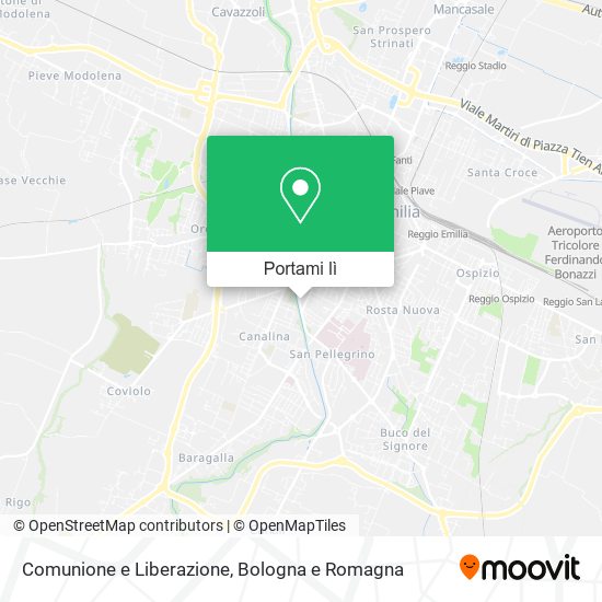Mappa Comunione e Liberazione