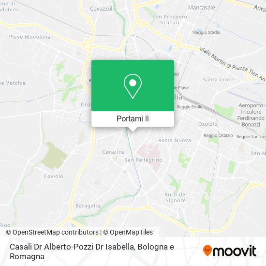 Mappa Casali Dr Alberto-Pozzi Dr Isabella