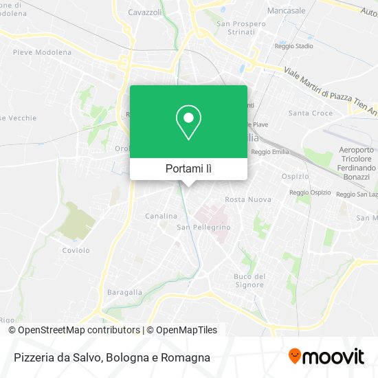 Mappa Pizzeria da Salvo