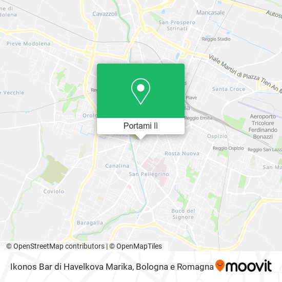 Mappa Ikonos Bar di Havelkova Marika