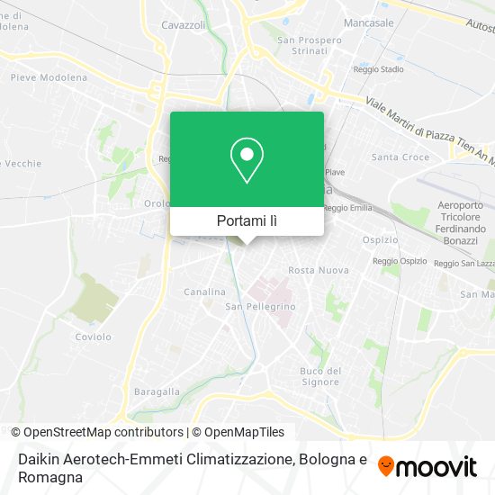 Mappa Daikin Aerotech-Emmeti Climatizzazione