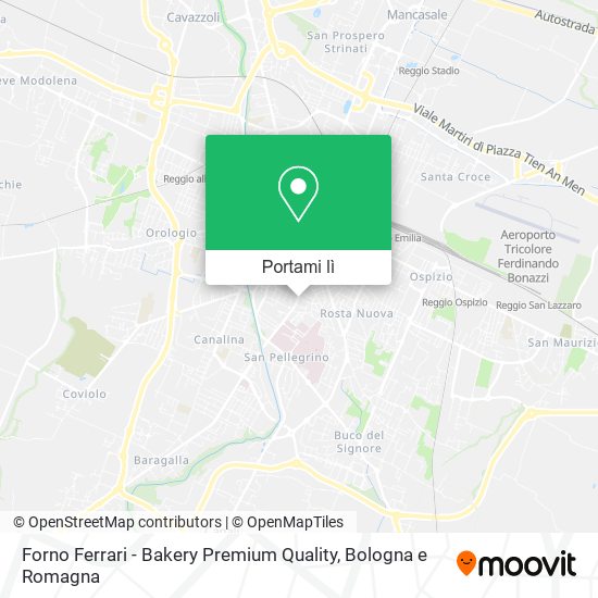 Mappa Forno Ferrari - Bakery Premium Quality