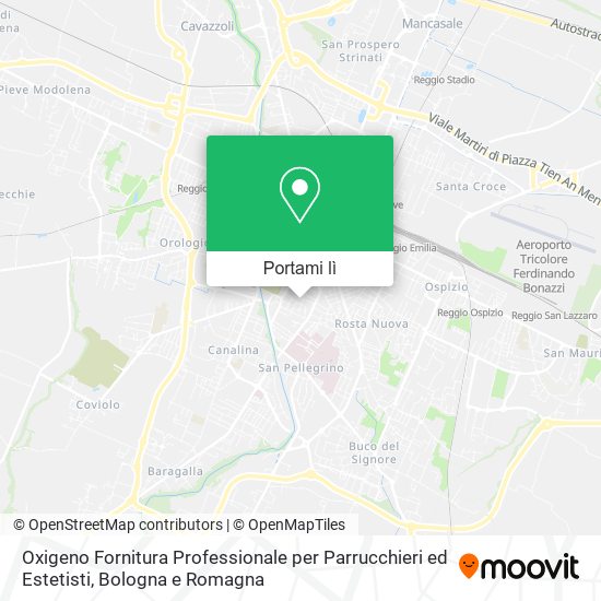 Mappa Oxigeno Fornitura Professionale per Parrucchieri ed Estetisti