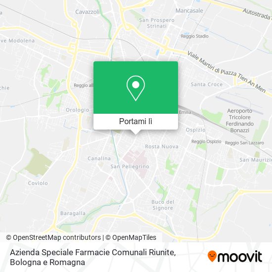 Mappa Azienda Speciale Farmacie Comunali Riunite
