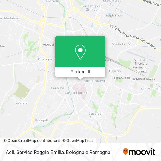 Mappa Acli. Service Reggio Emilia