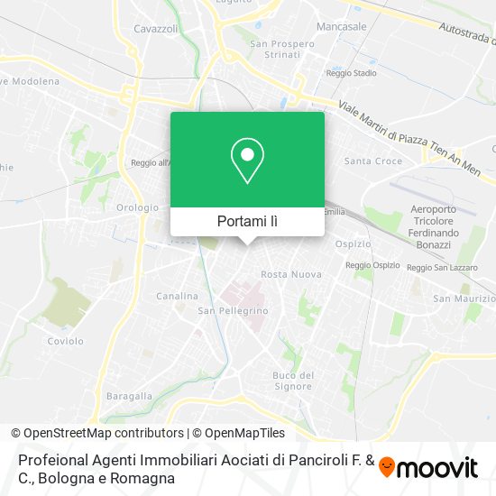 Mappa Profeional Agenti Immobiliari Aociati di Panciroli F. & C.