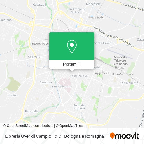 Mappa Libreria Uver di Campioli & C.