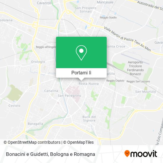 Mappa Bonacini e Guidetti