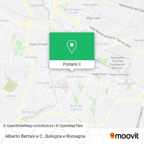 Mappa Alberto Bertani e C.