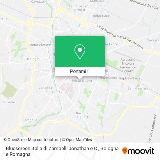 Mappa Bluescreen Italia di Zambelli Jonathan e C.