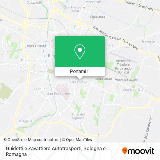 Mappa Guidetti e Zavattiero Autotrasporti