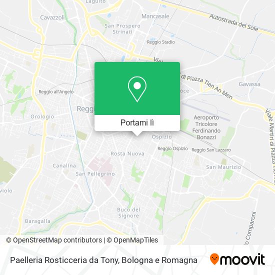 Mappa Paelleria Rosticceria da Tony