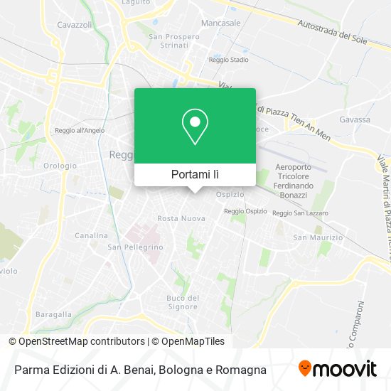 Mappa Parma Edizioni di A. Benai
