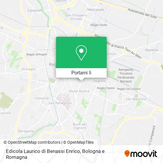 Mappa Edicola Laurico di Benassi Enrico