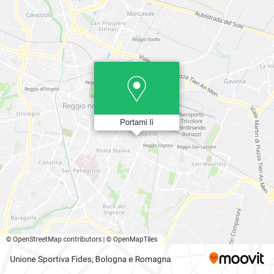 Mappa Unione Sportiva Fides