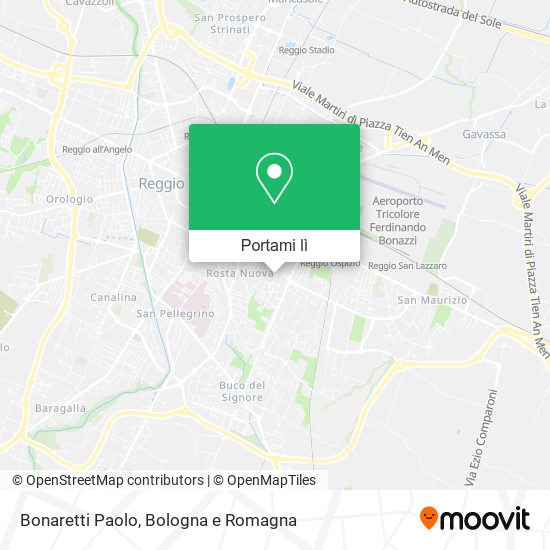 Mappa Bonaretti Paolo