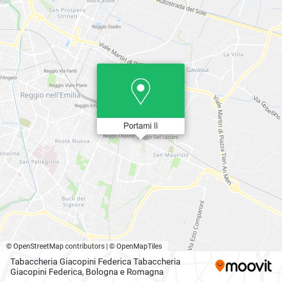 Mappa Tabaccheria Giacopini Federica Tabaccheria Giacopini Federica