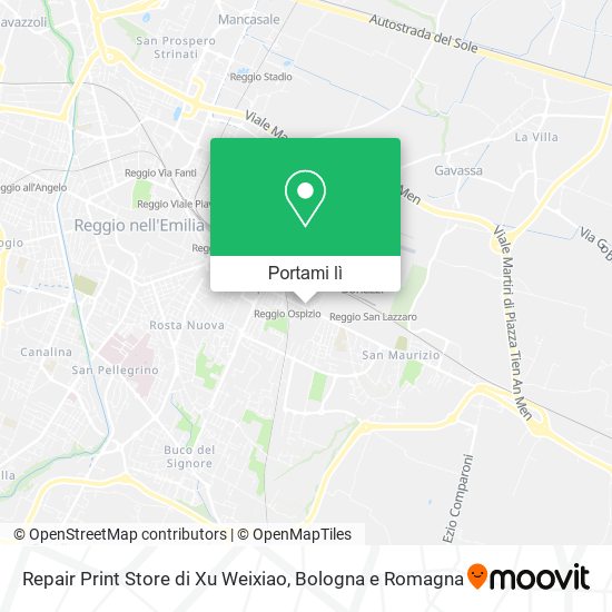 Mappa Repair Print Store di Xu Weixiao