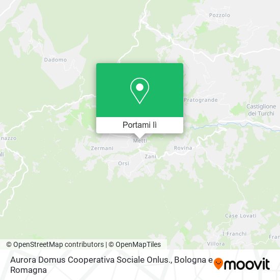 Mappa Aurora Domus Cooperativa Sociale Onlus.