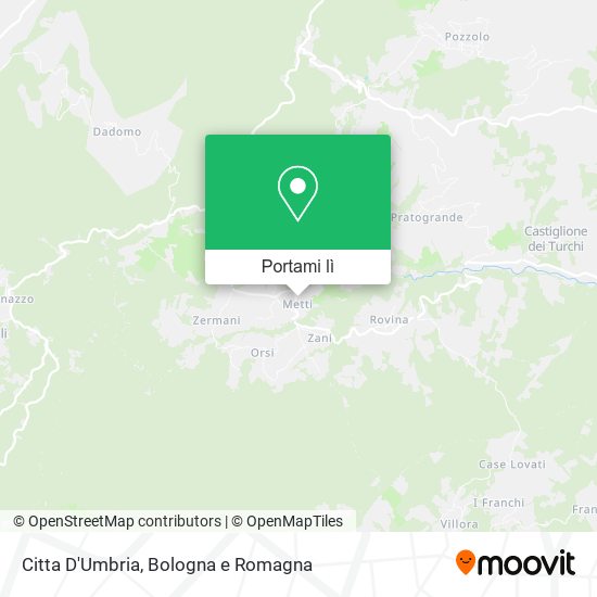 Mappa Citta D'Umbria