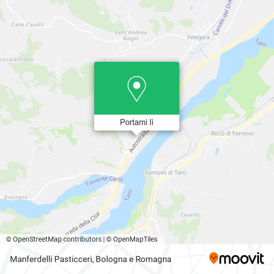 Mappa Manferdelli Pasticceri