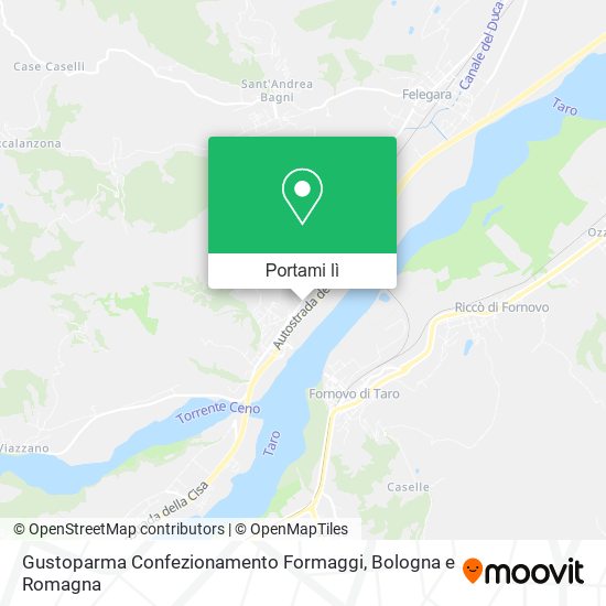 Mappa Gustoparma Confezionamento Formaggi