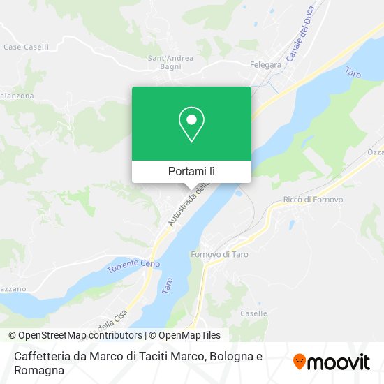 Mappa Caffetteria da Marco di Taciti Marco