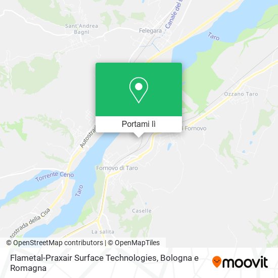 Mappa Flametal-Praxair Surface Technologies