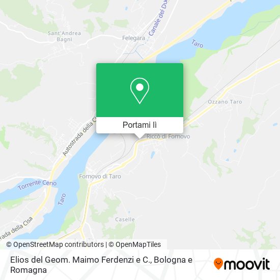Mappa Elios del Geom. Maimo Ferdenzi e C.