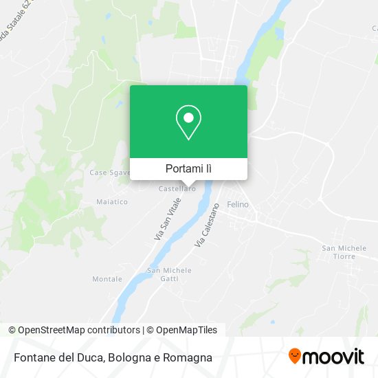 Mappa Fontane del Duca