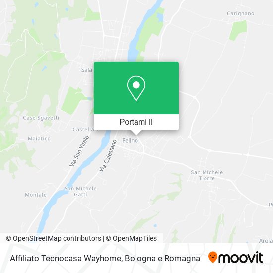 Mappa Affiliato Tecnocasa Wayhome
