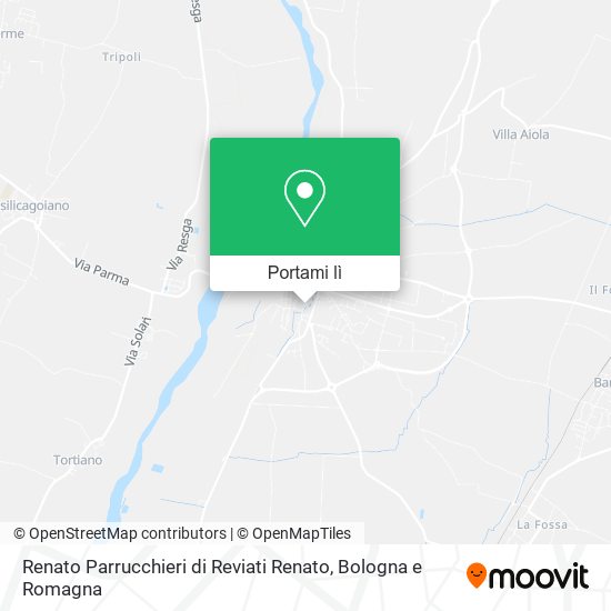 Mappa Renato Parrucchieri di Reviati Renato