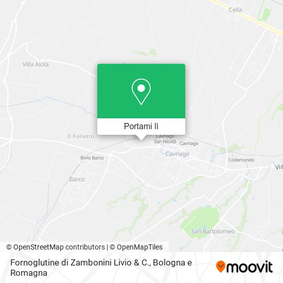 Mappa Fornoglutine di Zambonini Livio & C.