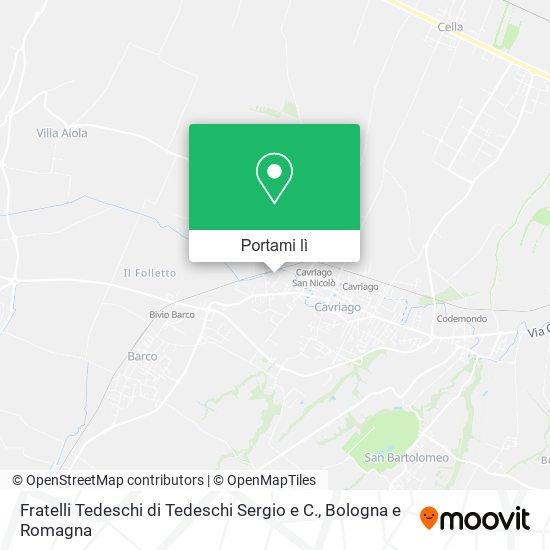 Mappa Fratelli Tedeschi di Tedeschi Sergio e C.