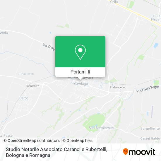 Mappa Studio Notarile Associato Caranci e Rubertelli