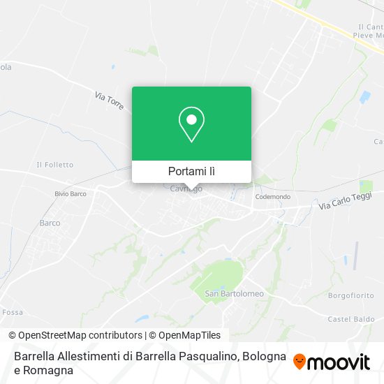Mappa Barrella Allestimenti di Barrella Pasqualino