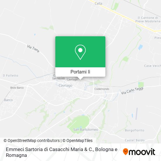 Mappa Emmeci Sartoria di Casacchi Maria & C.