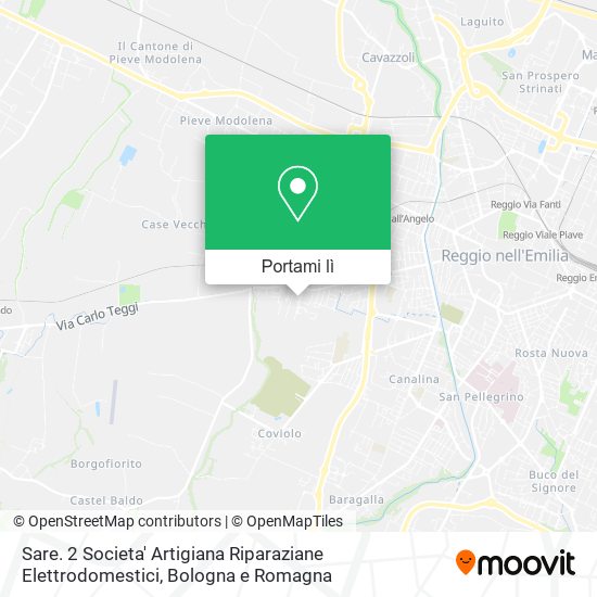 Mappa Sare. 2 Societa' Artigiana Riparaziane Elettrodomestici