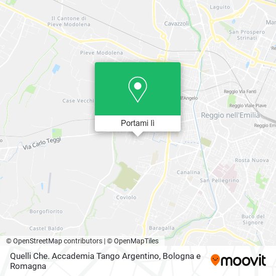 Mappa Quelli Che. Accademia Tango Argentino