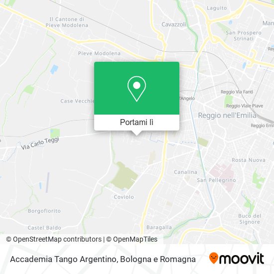 Mappa Accademia Tango Argentino